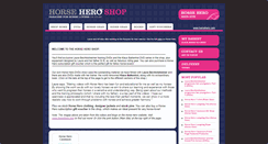 Desktop Screenshot of horseheroshop.com
