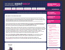 Tablet Screenshot of horseheroshop.com